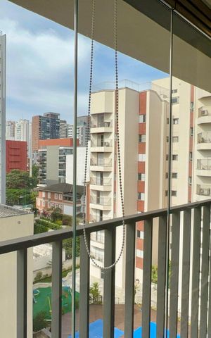 Studio à venda com 28m², 1 quarto e sem vaga Studio à venda com 28m², 1 quarto e sem vagaVaranda