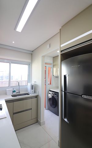 Apartamento à venda com 78m², 2 quartos e 2 vagasCozinha e Área de Serviço