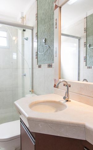 Apartamento para alugar com 74m², 3 quartos e 1 vaga Apartamento para alugar com 74m², 3 quartos e 1 vagaBanheiro Social