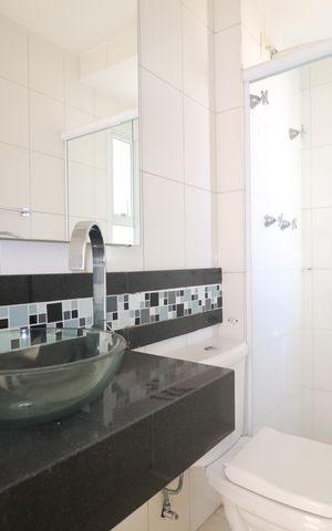 Apartamento à venda com 107m², 2 quartos e 3 vagasBanheiro 2