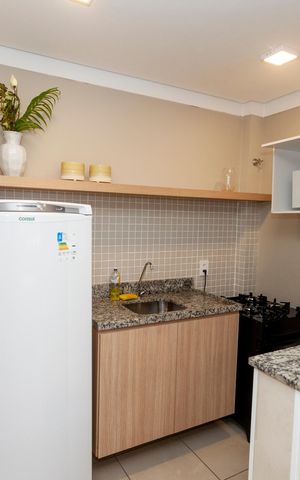 Apartamento à venda com 28m², 1 quarto e sem vagaÁrea comum - Salão de festas