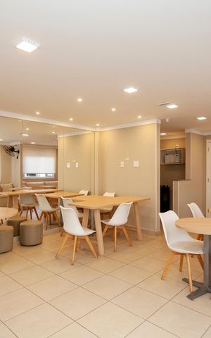 Apartamento à venda com 28m², 1 quarto e sem vagaÁrea comum - Salão de festas