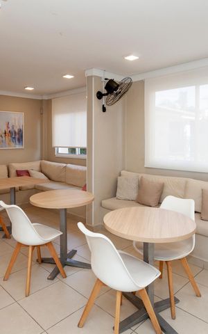 Apartamento à venda com 28m², 1 quarto e sem vagaÁrea comum - Salão de festas