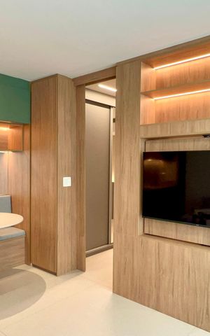 Studio para alugar com 37m², 1 quarto e sem vaga Studio para alugar com 37m², 1 quarto e sem vagaSala