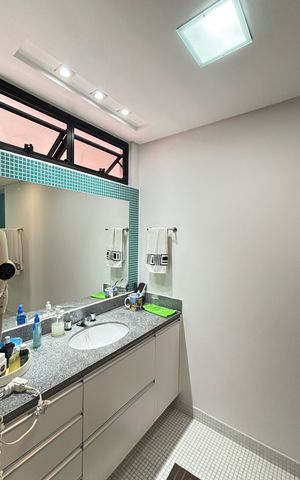 Apartamento para alugar com 97m², 1 quarto e 1 vaga Apartamento para alugar com 97m², 1 quarto e 1 vagaBanheiro da Suíte