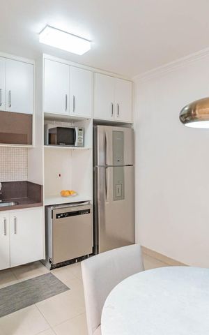 Casa para alugar com 80m², 2 quartos e 2 vagasCozinha