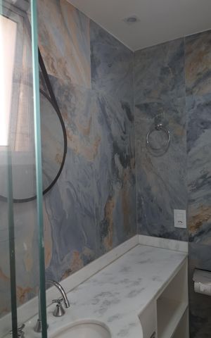 Apartamento para alugar com 76m², 2 quartos e 1 vagaBanheiro