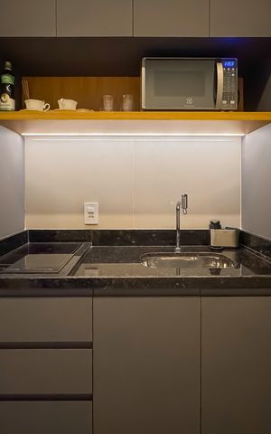 Studio à venda com 25m², 1 quarto e sem vaga Studio à venda com 25m², 1 quarto e sem vagaCozinha