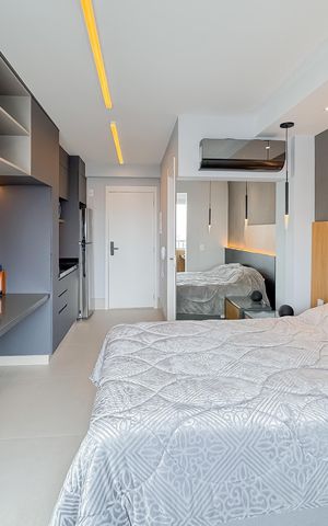 Studio à venda com 25m², 1 quarto e sem vaga Studio à venda com 25m², 1 quarto e sem vagaStudio