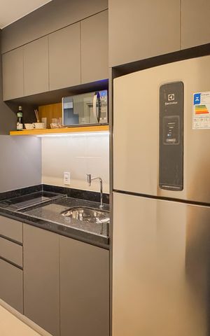Studio à venda com 25m², 1 quarto e sem vaga Studio à venda com 25m², 1 quarto e sem vagaCozinha
