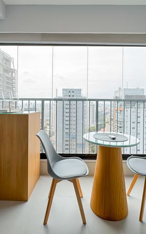 Studio à venda com 25m², 1 quarto e sem vaga Studio à venda com 25m², 1 quarto e sem vagaVaranda