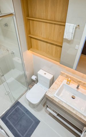 Studio à venda com 25m², 1 quarto e sem vaga Studio à venda com 25m², 1 quarto e sem vagaBanheiro