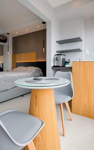 Studio à venda com 25m², 1 quarto e sem vaga Studio à venda com 25m², 1 quarto e sem vagaVaranda