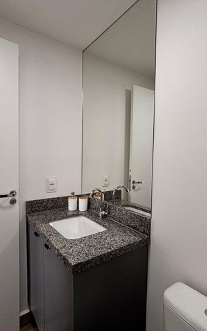 Apartamento à venda com 34m², 1 quarto e sem vaga Apartamento à venda com 34m², 1 quarto e sem vagaBanheiro da Suíte