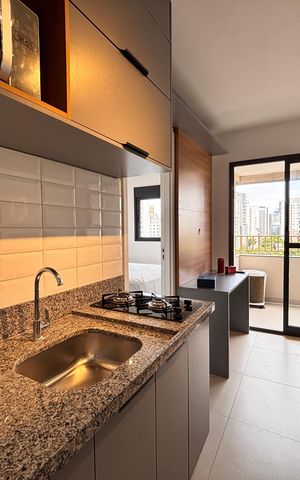 Apartamento à venda com 34m², 1 quarto e sem vaga Apartamento à venda com 34m², 1 quarto e sem vagaSala/Cozinha