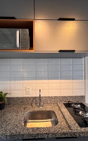 Apartamento à venda com 34m², 1 quarto e sem vaga Apartamento à venda com 34m², 1 quarto e sem vagaSala/Cozinha