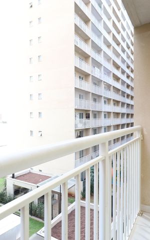 Apartamento para alugar com 37m², 2 quartos e sem vagaVaranda