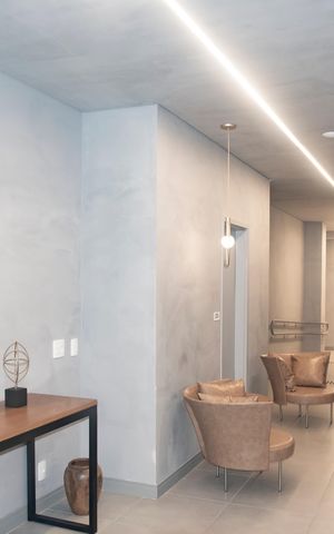 Studio à venda com 60m², 1 quarto e sem vagaHall social