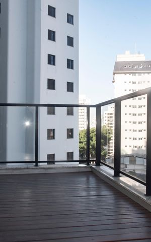 Studio à venda com 60m², 1 quarto e sem vagaVaranda
