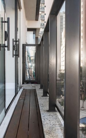 Studio à venda com 60m², 1 quarto e sem vagaVaranda
