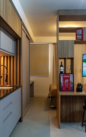 Studio para alugar com 31m², 1 quarto e sem vaga