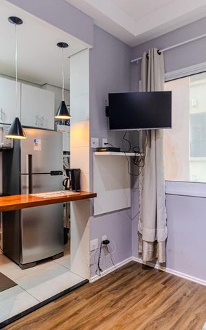 Apartamento para alugar com 30m², 1 quarto e 1 vaga Apartamento para alugar com 30m², 1 quarto e 1 vagaSala