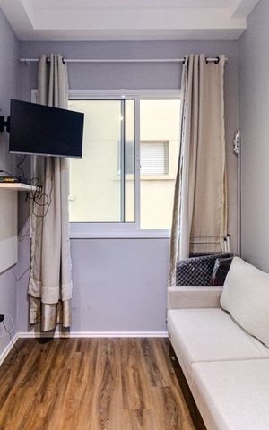 Apartamento para alugar com 30m², 1 quarto e 1 vaga Apartamento para alugar com 30m², 1 quarto e 1 vagaSala