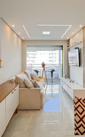 Apartamento à venda com 55m², 2 quartos e 1 vaga Apartamento à venda com 55m², 2 quartos e 1 vagaSala