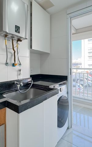 Apartamento à venda com 55m², 2 quartos e 1 vaga Apartamento à venda com 55m², 2 quartos e 1 vagaÁrea de Serviço