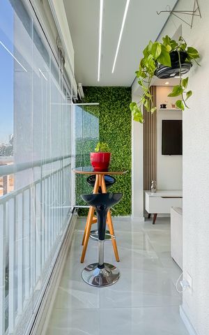 Apartamento à venda com 55m², 2 quartos e 1 vaga Apartamento à venda com 55m², 2 quartos e 1 vagaVaranda da Sala