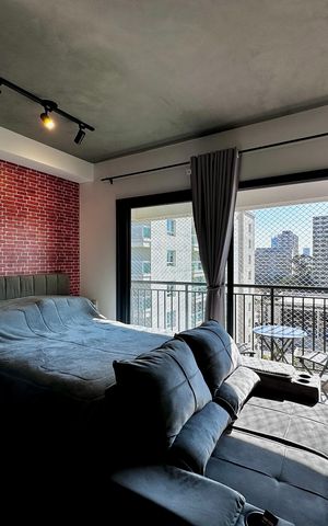 Studio à venda com 28m², 0 quarto e sem vaga Studio à venda com 28m², 0 quarto e sem vagaSala