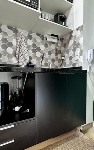Studio à venda com 28m², 0 quarto e sem vaga Studio à venda com 28m², 0 quarto e sem vagaCozinha