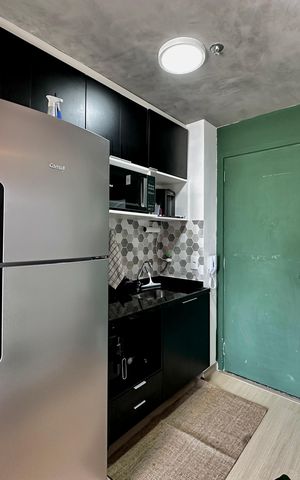 Studio à venda com 28m², 0 quarto e sem vaga Studio à venda com 28m², 0 quarto e sem vagaCozinha