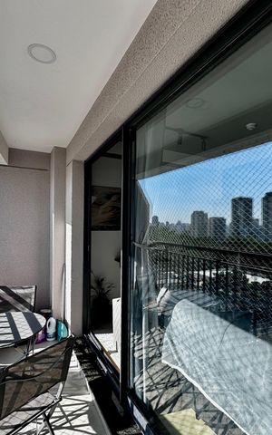 Studio à venda com 28m², 0 quarto e sem vaga Studio à venda com 28m², 0 quarto e sem vagaSacada do Quarto