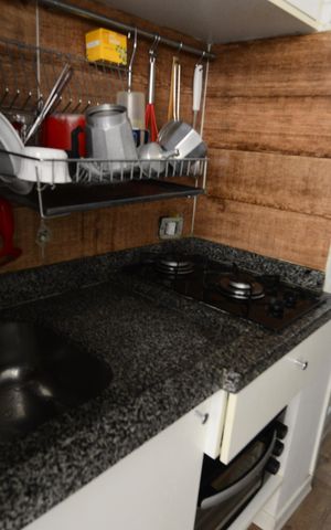 Studio à venda com 28m², 1 quarto e sem vagaCozinha