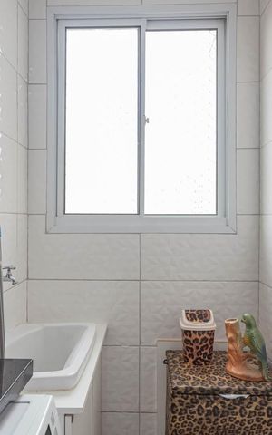 Apartamento à venda com 39m², 2 quartos e 1 vagaCozinha e Área de Serviço