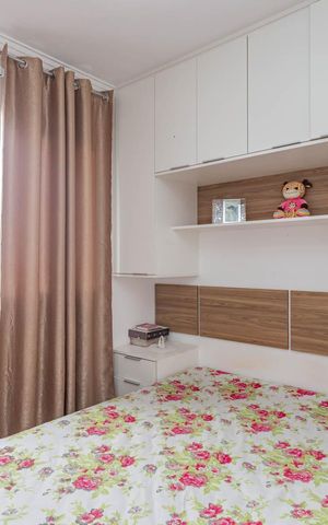 Apartamento à venda com 39m², 2 quartos e 1 vagaQuarto 1