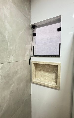 Casa à venda com 170m², 3 quartos e 2 vagas Casa à venda com 170m², 3 quartos e 2 vagasBanheiro da Suíte