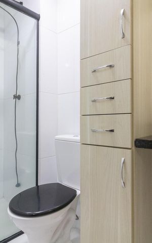 Apartamento à venda com 28m², 1 quarto e sem vagaBanheiro