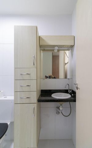 Apartamento à venda com 28m², 1 quarto e sem vagaBanheiro
