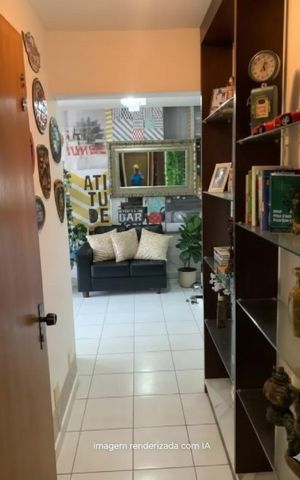 Apartamento à venda com 65m², 1 quarto e 1 vaga
