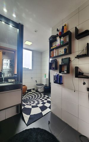 Apartamento à venda com 48m², 1 quarto e 1 vaga Apartamento à venda com 48m², 1 quarto e 1 vagaBanheiro
