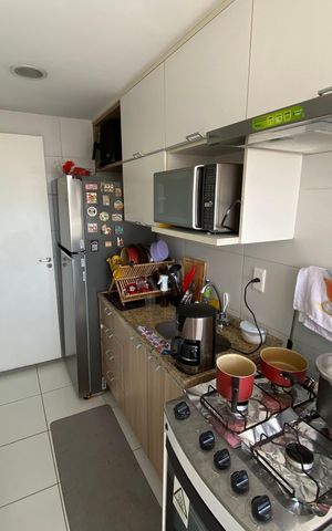 Apartamento à venda com 65m², 2 quartos e 1 vaga Apartamento à venda com 65m², 2 quartos e 1 vagaCozinha e Área de Serviço