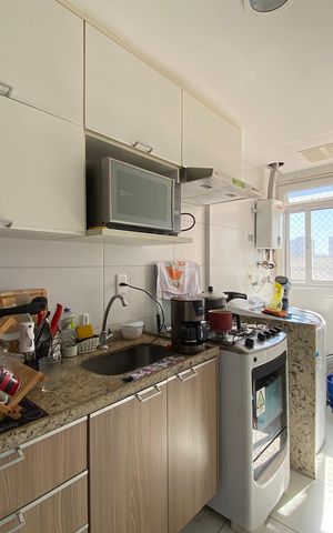 Apartamento à venda com 65m², 2 quartos e 1 vaga Apartamento à venda com 65m², 2 quartos e 1 vagaCozinha e Área de Serviço