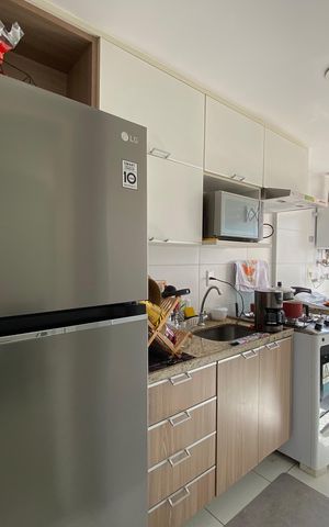 Apartamento à venda com 65m², 2 quartos e 1 vaga Apartamento à venda com 65m², 2 quartos e 1 vagaCozinha e Área de Serviço