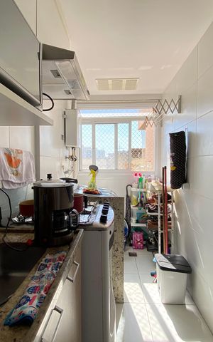 Apartamento à venda com 65m², 2 quartos e 1 vaga Apartamento à venda com 65m², 2 quartos e 1 vagaCozinha e Área de Serviço