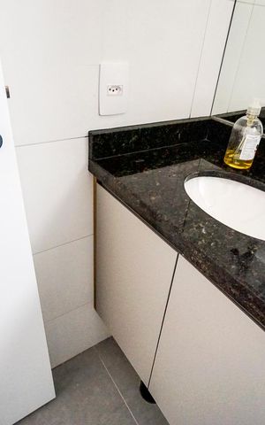 Apartamento para alugar com 45m², 2 quartos e 1 vaga Apartamento para alugar com 45m², 2 quartos e 1 vagaBanheiro