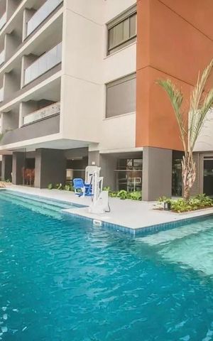 Studio para alugar com 25m², 1 quarto e sem vaga Studio para alugar com 25m², 1 quarto e sem vagaÁrea comum - Piscina