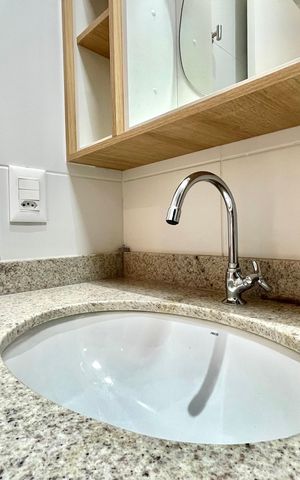 Studio para alugar com 25m², 1 quarto e sem vaga Studio para alugar com 25m², 1 quarto e sem vagaBanheiro