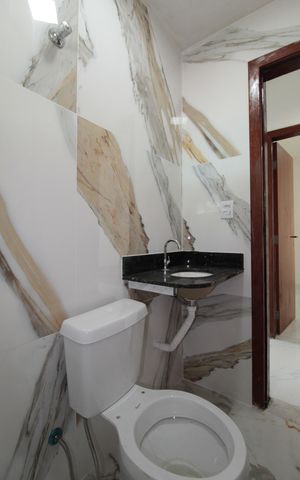Casa para alugar com 60m², 2 quartos e 1 vagaBanheiro Social